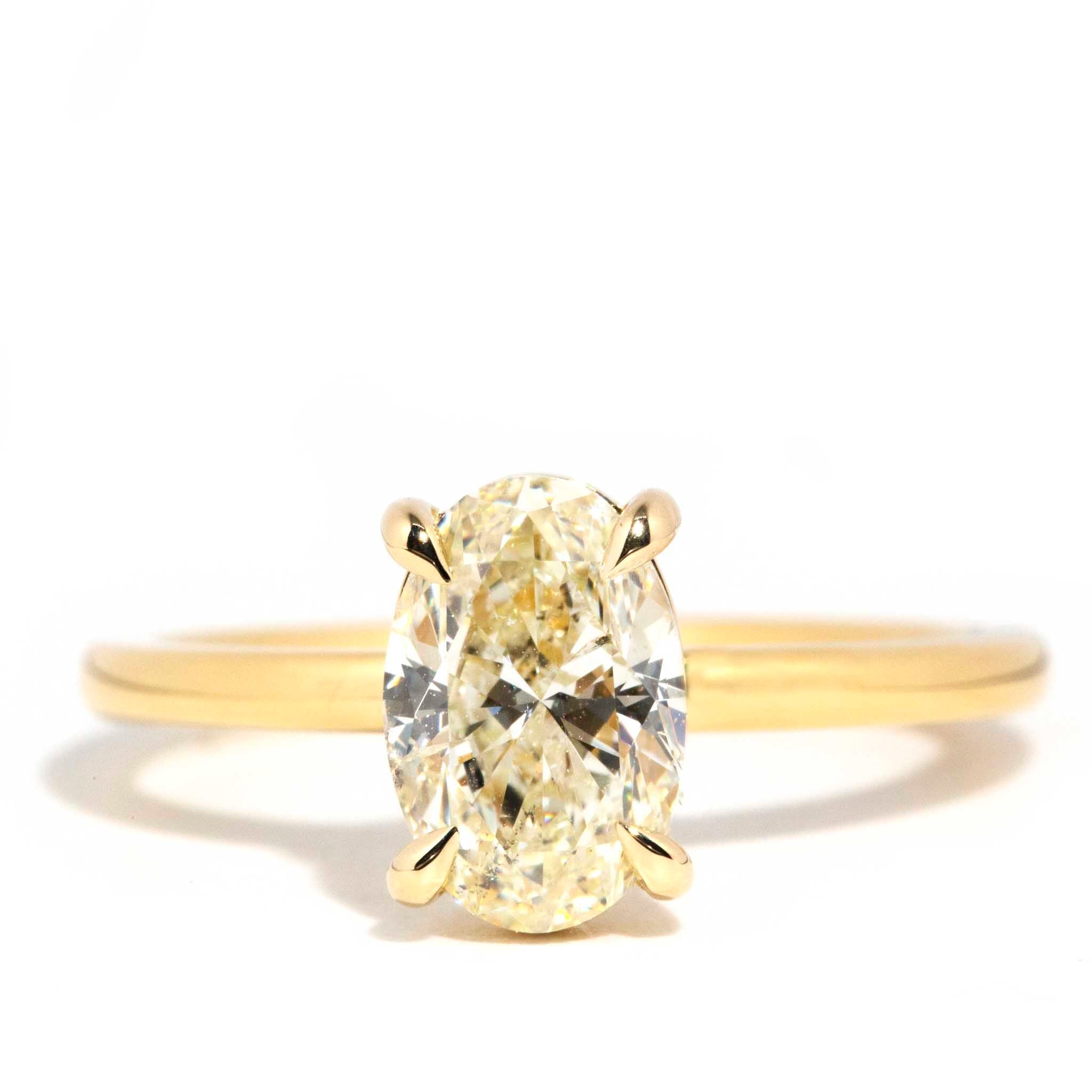Dana 1.53 Carat Oval Certified Diamond Solitaire Ring Rings Imperial Jewellery Imperial Jewellery - Hamilton 