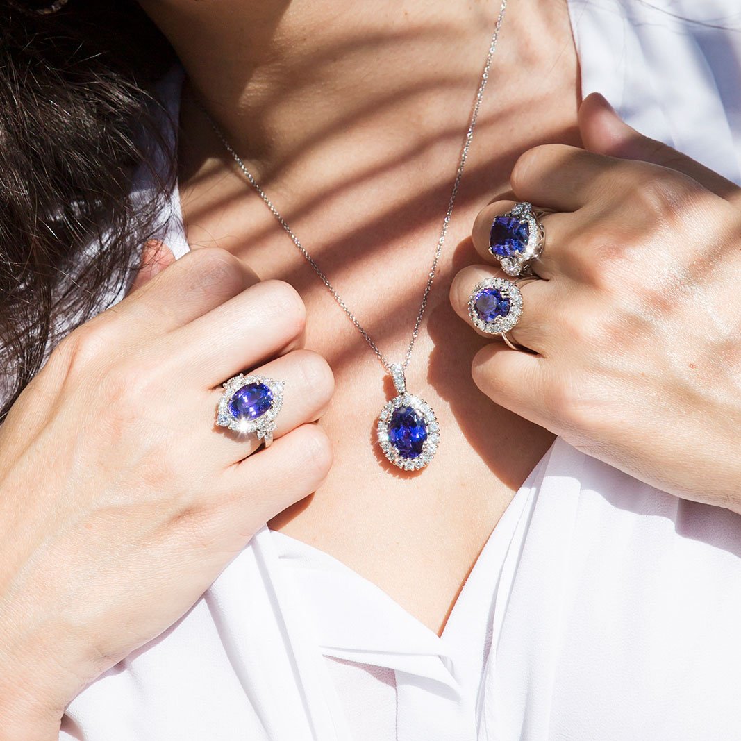Tanzanite pendants sale