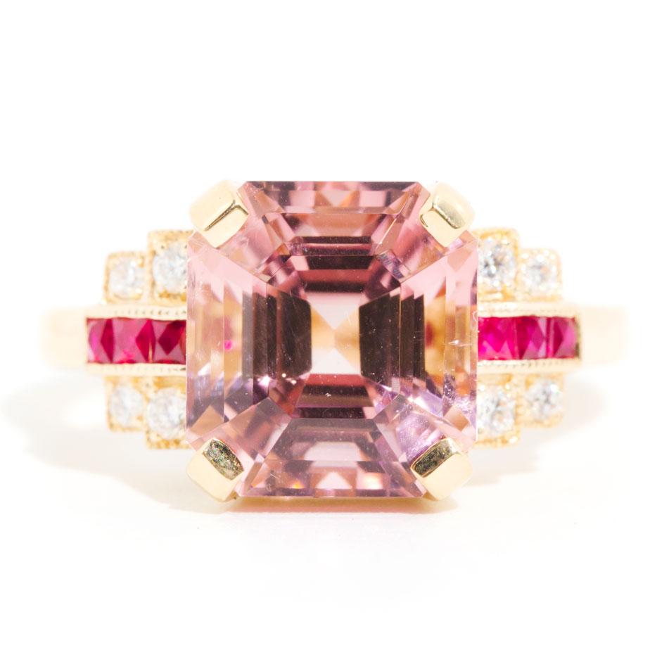 Dorothy xxxx Carat Pink Tourmaline & Spinel & Diamond Ring Rings Imperial Jewellery Imperial Jewellery - Hamilton 