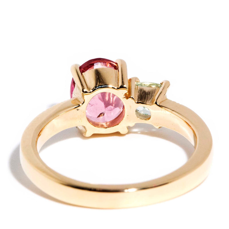 Eilonwy Tourmaline Spinel & Diamond Ring 14ct Gold* DRAFT Rings Imperial Jewellery 