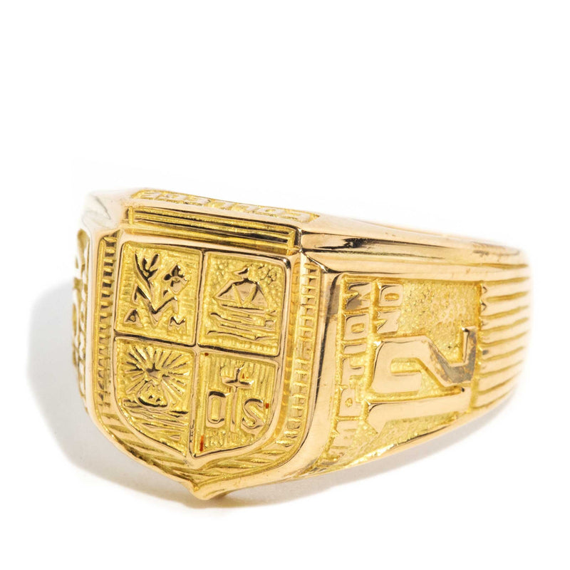 Graduation ring for men sale