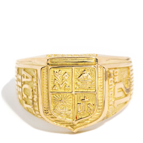 Elliott 1995 Graduation Ring 18ct Gold Rings Imperial Jewellery Imperial Jewellery - Hamilton 