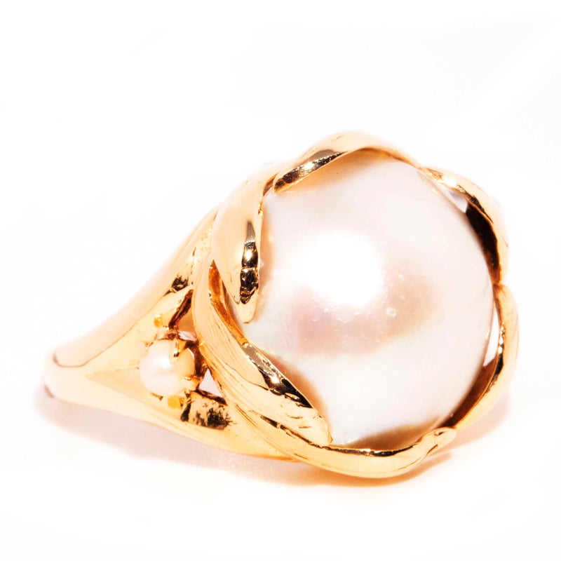 Elora 14ct Gold Mabe Pearl Ring* OB Gemmo $ Rings Imperial Jewellery 