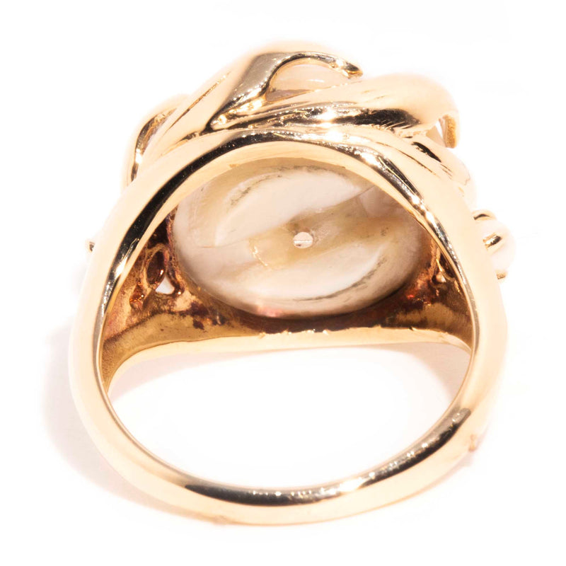 Elora 14ct Gold Mabe Pearl Ring* OB Gemmo $ Rings Imperial Jewellery 