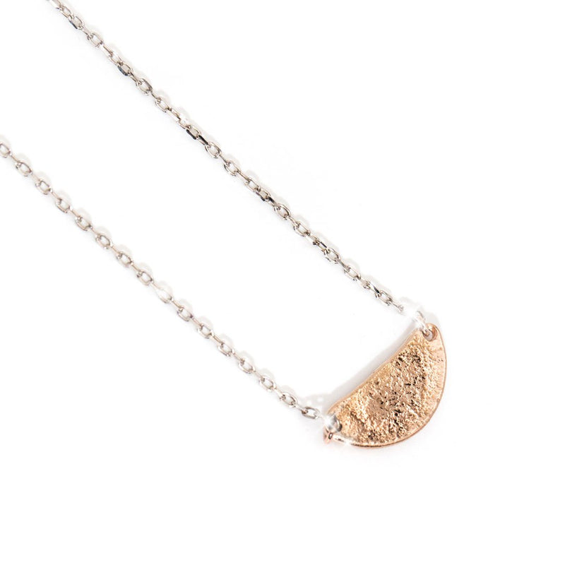 Half gold half silver chain sales