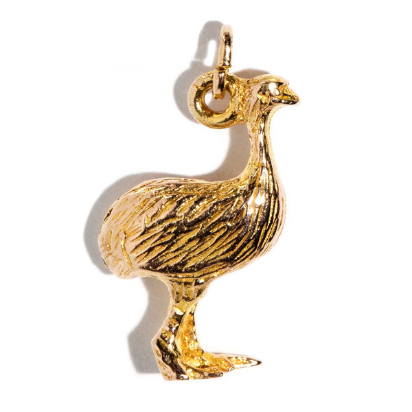 Emu 1970s Australian Charm Pendant 9ct Gold* GTG Bracelets/Bangles Imperial Jewellery 