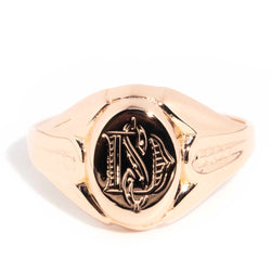 Enya Vintage 18ct Rose Gold Signet Ring* OB $ Rings Imperial Jewellery Imperial Jewellery - Hamilton 