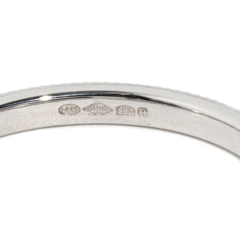 Esse Platinum Patterned Edge Band Rings Imperial Jewellery 