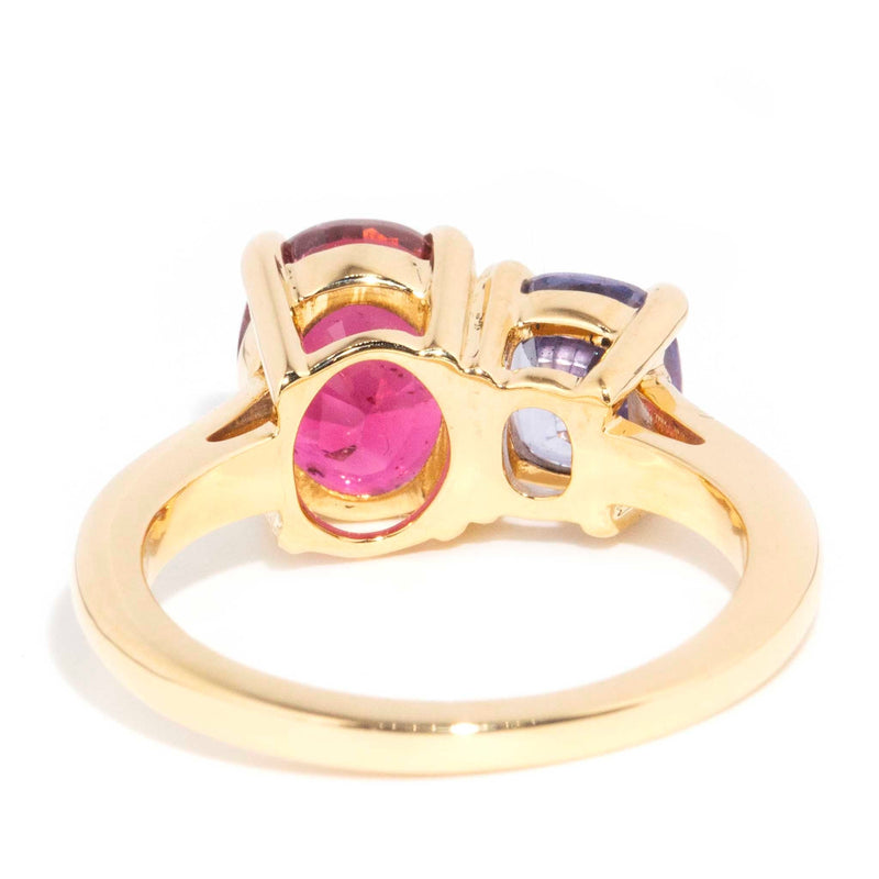 Eudora 18ct Yellow Gold Tourmaline Sapphire Ring* OB Rings Imperial Jewellery 