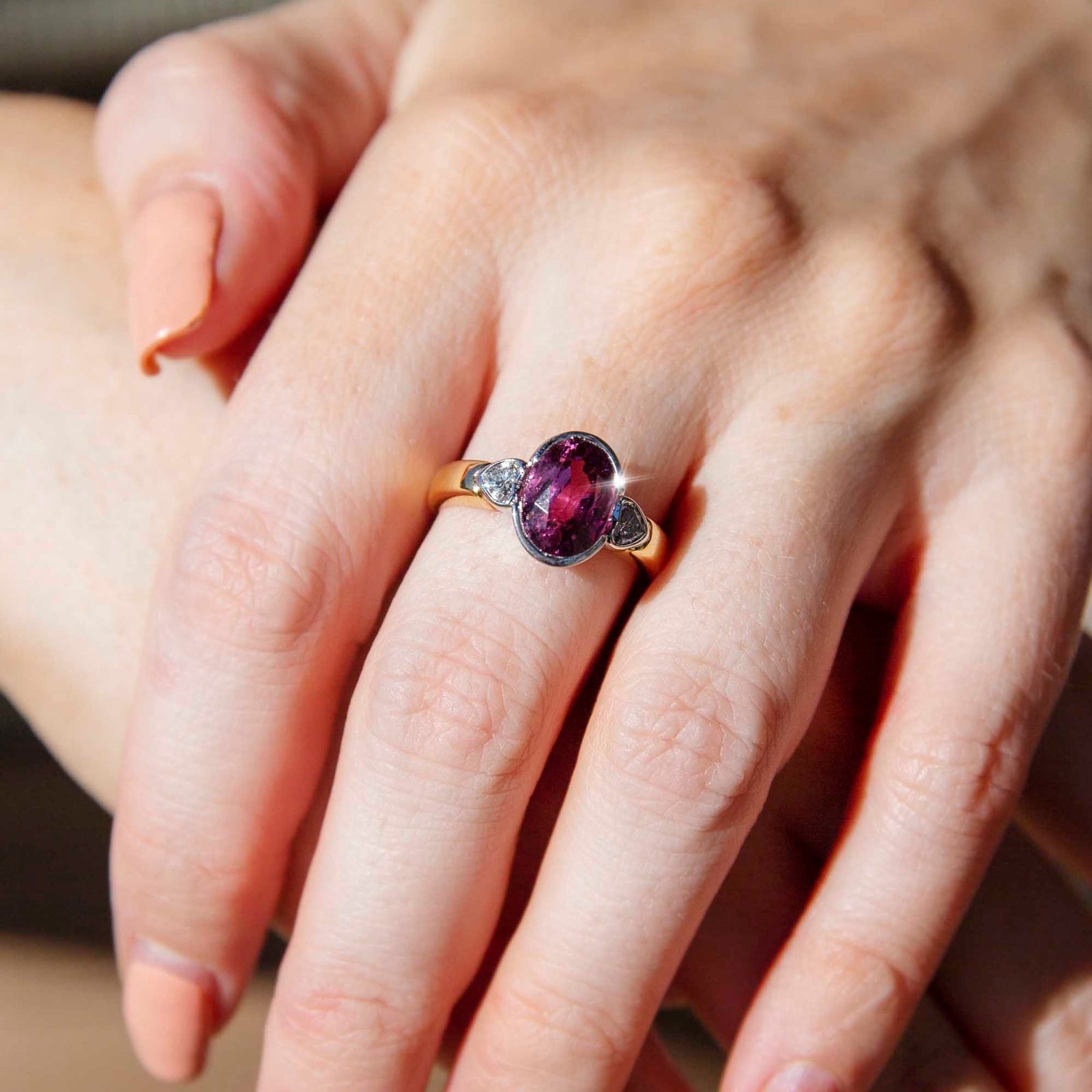 Spinel stone ring deals