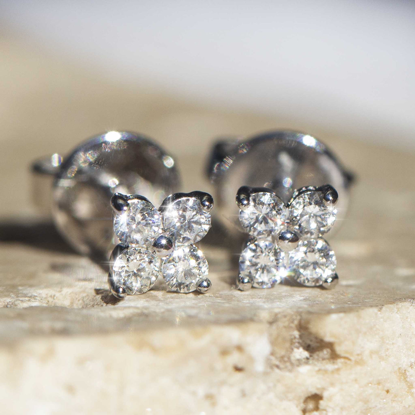 9 carat discount diamond earrings