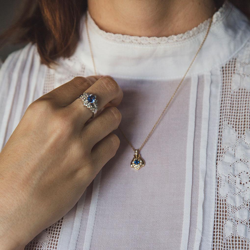 Light Blue Sapphire Ring