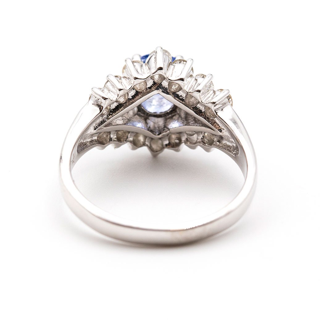 Sapphire and Diamond Ring