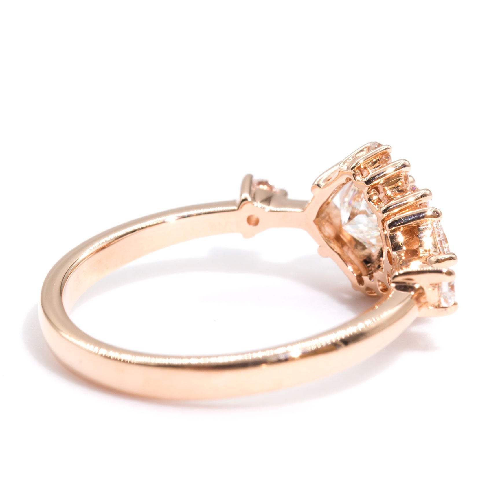 Gabriella Princess Cut Diamond Engagement Ring Imperial Jewellery - Auctions, Antique, Vintage & Estate 