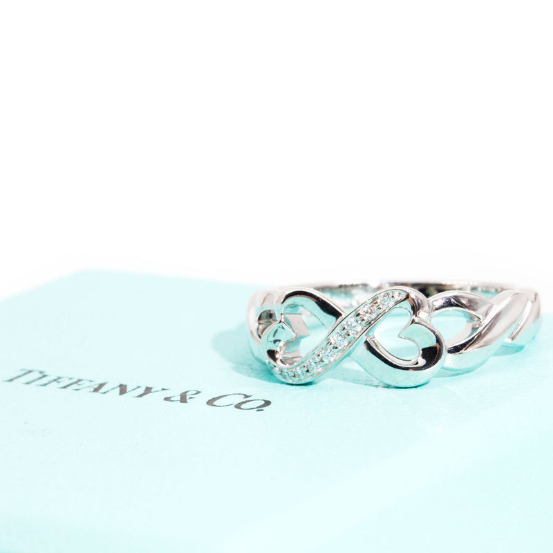 Genuine Tiffany & Co. Paloma Picasso Infinity Heart Ring Rings Tiffany & Co. 