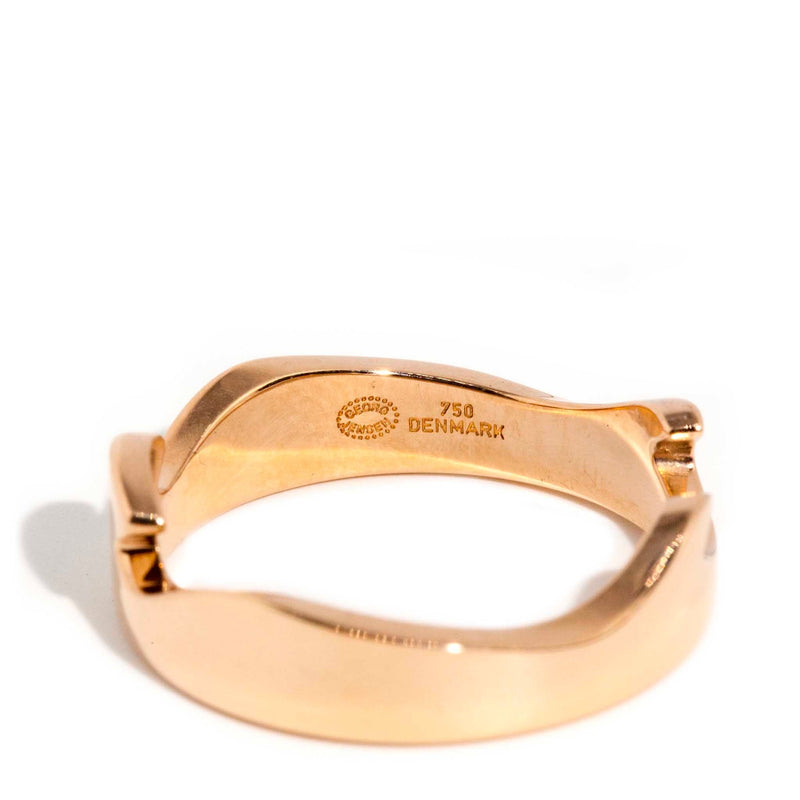 George Jensen Fusion Ring 18ct Rose Gold* GTG Rings Imperial Jewellery 