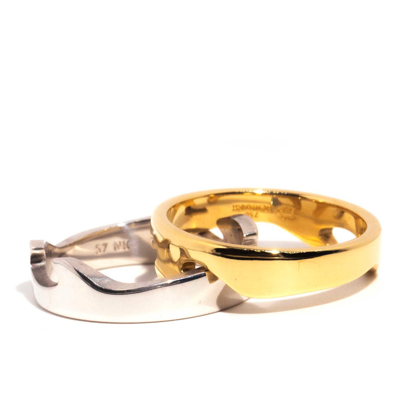 Georgios George Jensen 18ct Yellow & White Gold Fusion Ring* OB $ Rings Imperial Jewellery 