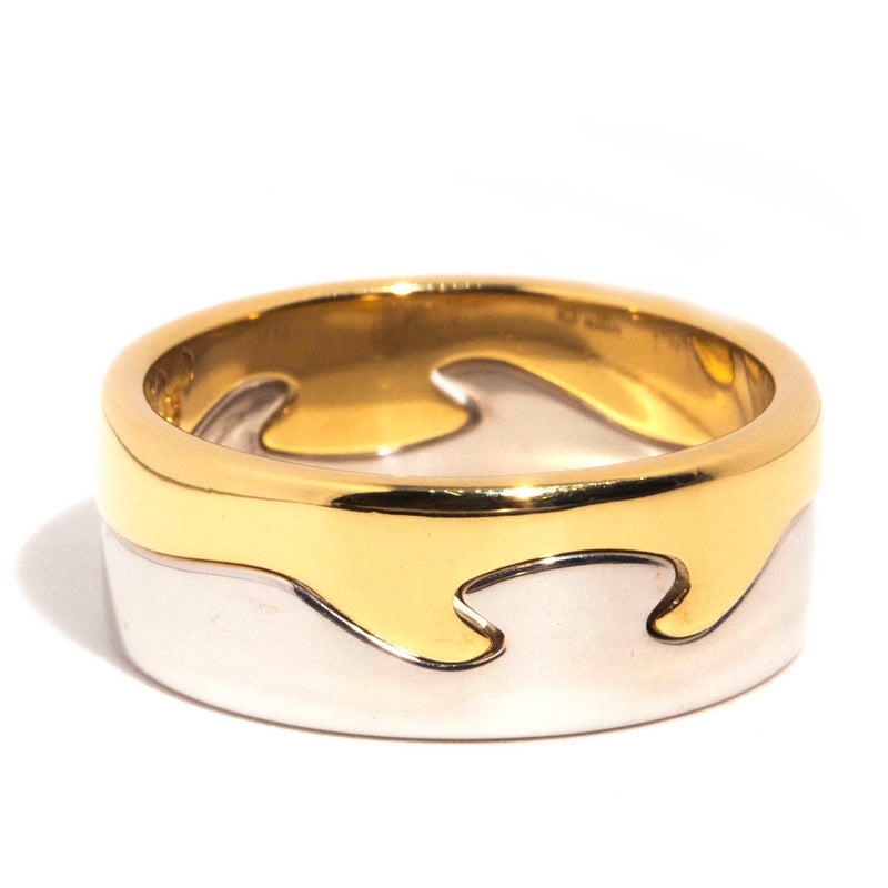 Georgios George Jensen 18ct Yellow & White Gold Fusion Ring* OB $ Rings Imperial Jewellery 