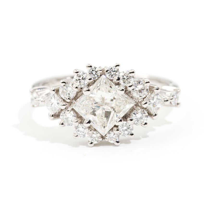 Gigi 1.01 Carat Certified Diamond Vintage Ring Rings Imperial Jewellery - Auctions, Antique, Vintage & Estate 