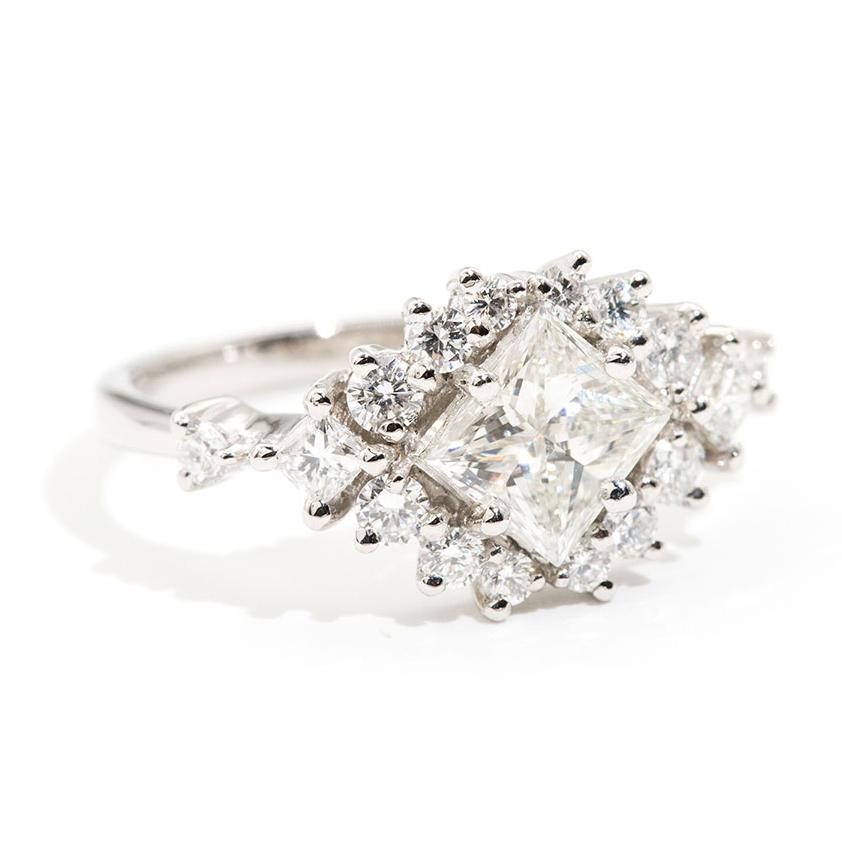 Gigi 1.01 Carat Certified Diamond Vintage Ring Rings Imperial Jewellery - Auctions, Antique, Vintage & Estate 