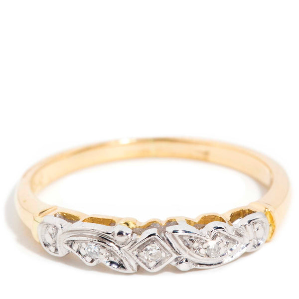 Halston 1960s Platinum & 18 Carat Gold Diamond Ring Rings Imperial Jewellery Imperial Jewellery - Hamilton 
