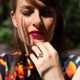 Hannah 2.60 Carat Oval Diamond Ring Ring Imperial Jewellery - Auctions, Antique, Vintage & Estate