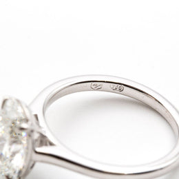 Hannah 2.60 Carat Oval Diamond Ring Ring Imperial Jewellery - Auctions, Antique, Vintage & Estate