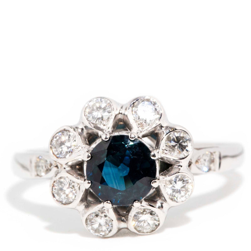Hattie 18ct White Gold Sapphire and Diamond Ring Rings Imperial Jewellery Imperial Jewellery - Hamilton 