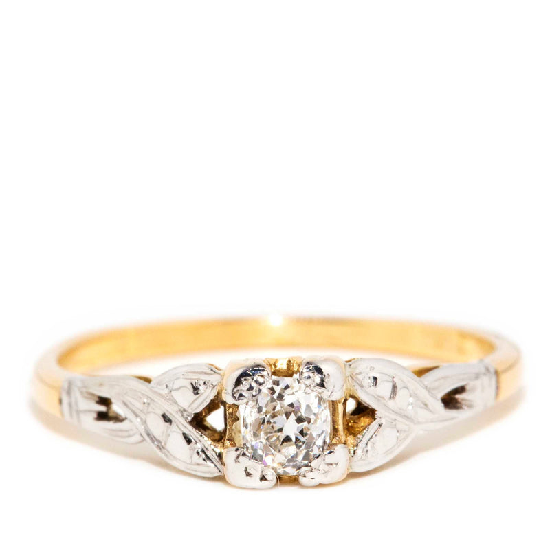 Hedda 1930s Old Cut Diamond Solitaire Ring 15ct Gold* DRAFT Rings Imperial Jewellery Imperial Jewellery - Hamilton 