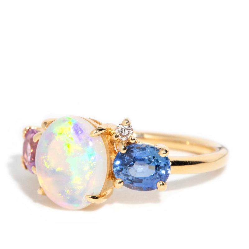 Opal and shop sapphire jewelry