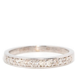 9 carat white discount gold eternity ring