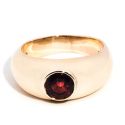 Hollis 9ct Gold Vintage Domed Garnet Ring* GTG $ Rings Imperial Jewellery Imperial Jewellery - Hamilton 