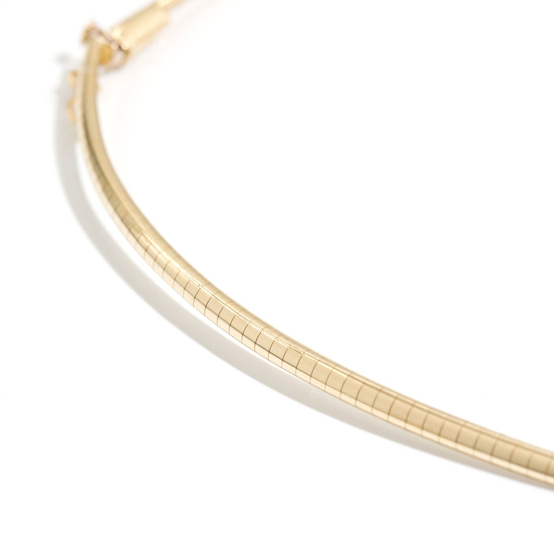 14 karat new arrivals gold omega necklace