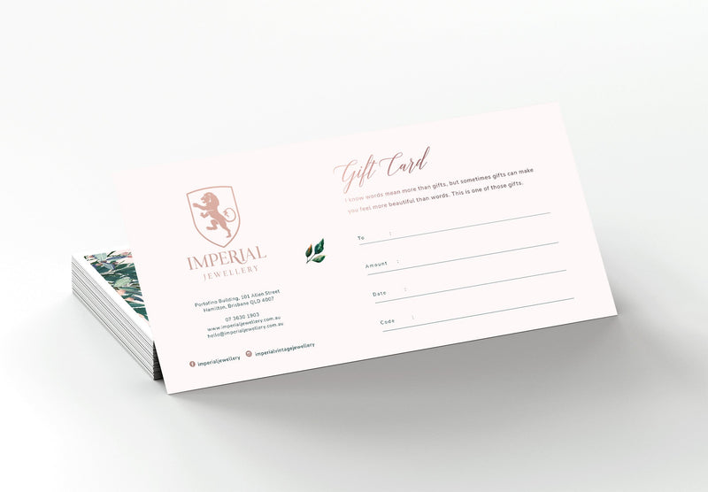 Imperial Jewellery gift card Gift Cards Imperial Jewellery 