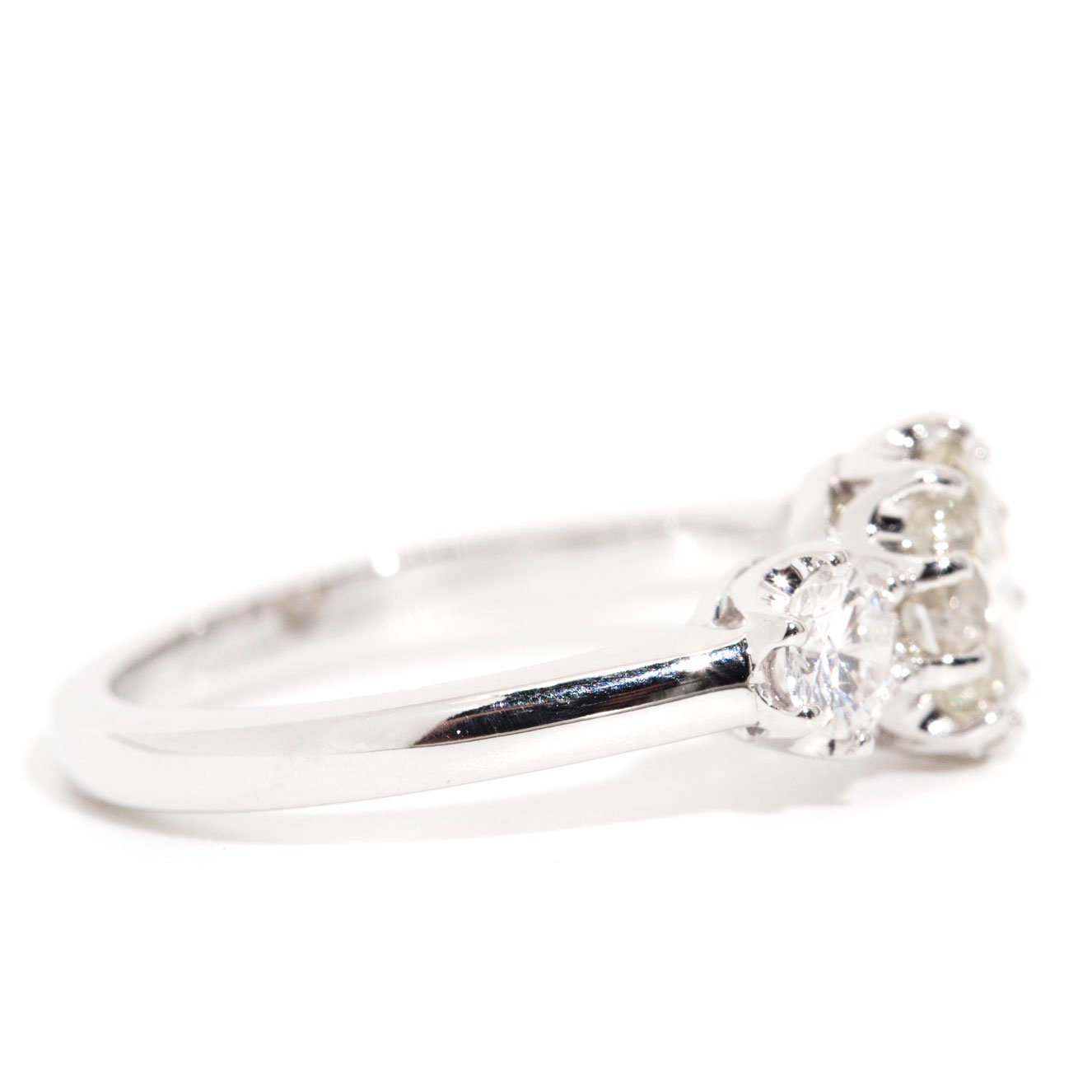 Jada GIA Certified 1.04ct Yellow Diamond Three Stone Engagement Ring Rings Imperial Jewellery