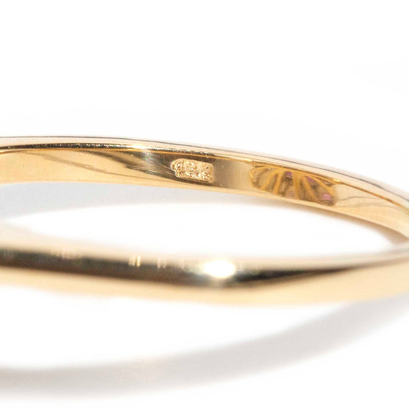 Jasmina Amethyst, Sapphire & Diamond Ring 18ct Gold Rings Imperial Jewellery 