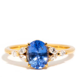 Juanita 1.53ct Sapphire & Marquise Diamond Ring 18ct Gold* DRAFT Rings Imperial Jewellery Imperial Jewellery - Toowoomba 
