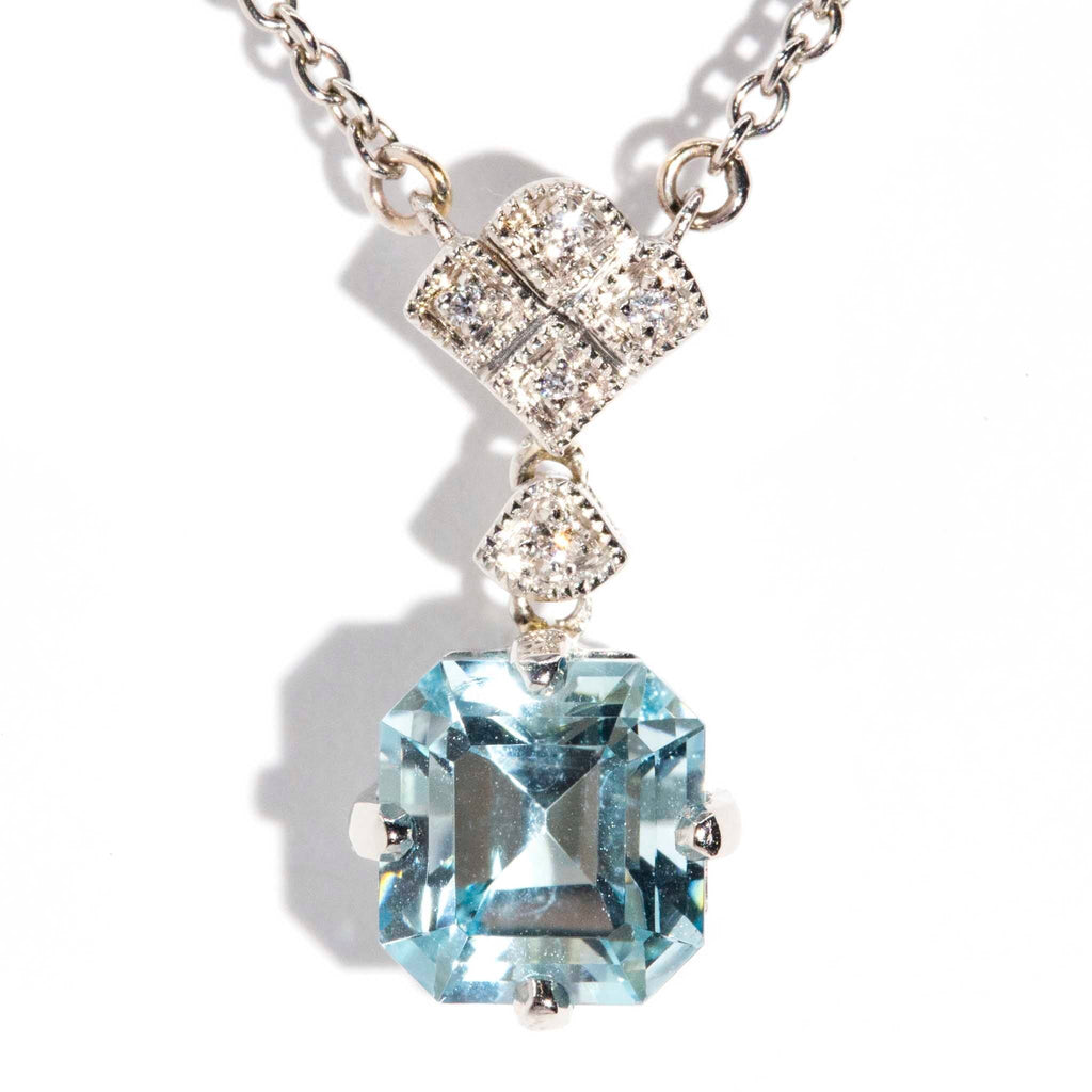 Platinum and online diamond pendant