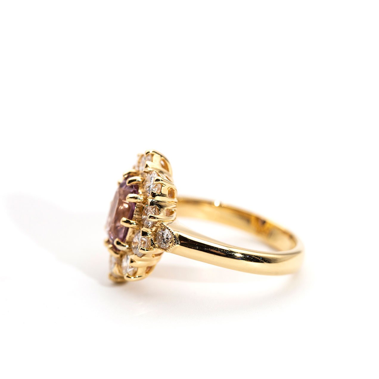 Kamina Pink Spinel and Diamond Ring Ring Imperial Jewellery - Auctions, Antique, Vintage & Estate 