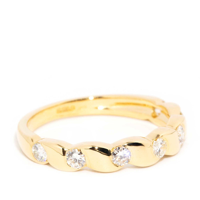 Koni 18ct Yellow Gold Diamond Band* GTG Rings Imperial Jewellery 