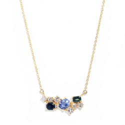 Kymmy 18ct Ceylon & Australian Sapphire & Diamond Necklet* GTG Pendants/Necklaces Imperial Jewellery Imperial Jewellery - Hamilton 