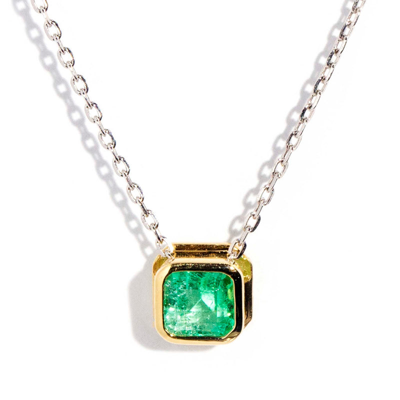 Gold, diamonds, emerald necklace GB39483BS | Giorgio Visconti