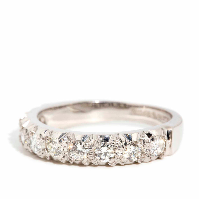 Lacie 1974 0.54 Carat Diamond Eternity Ring 18ct White Gold* DRAFT Rings Imperial Jewellery 