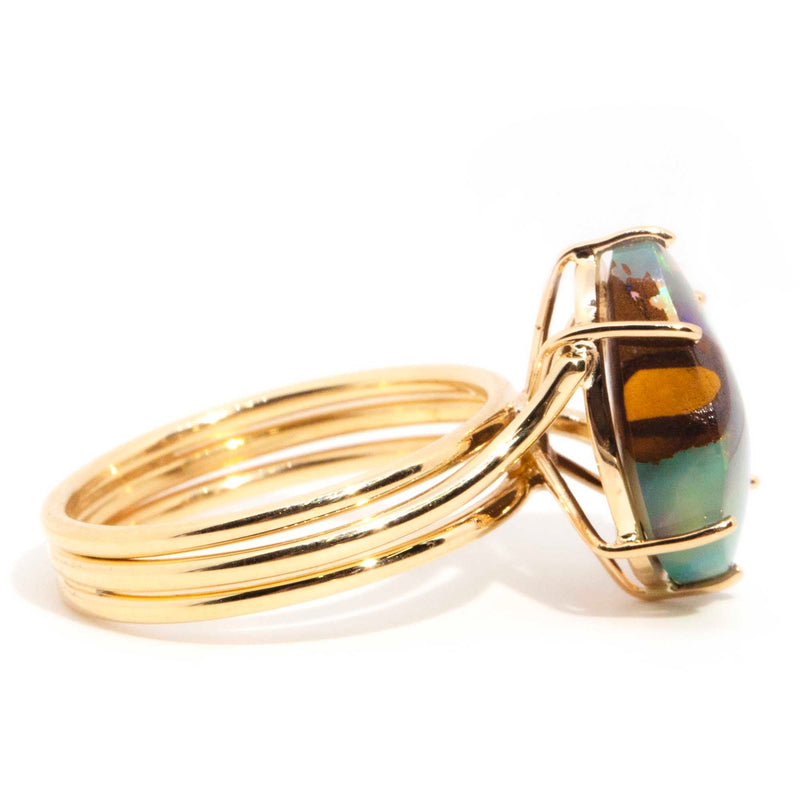 Larissa Vintage Freeform Boulder Opal 18ct Gold Ring* OB Gemmo $ Rings Imperial Jewellery