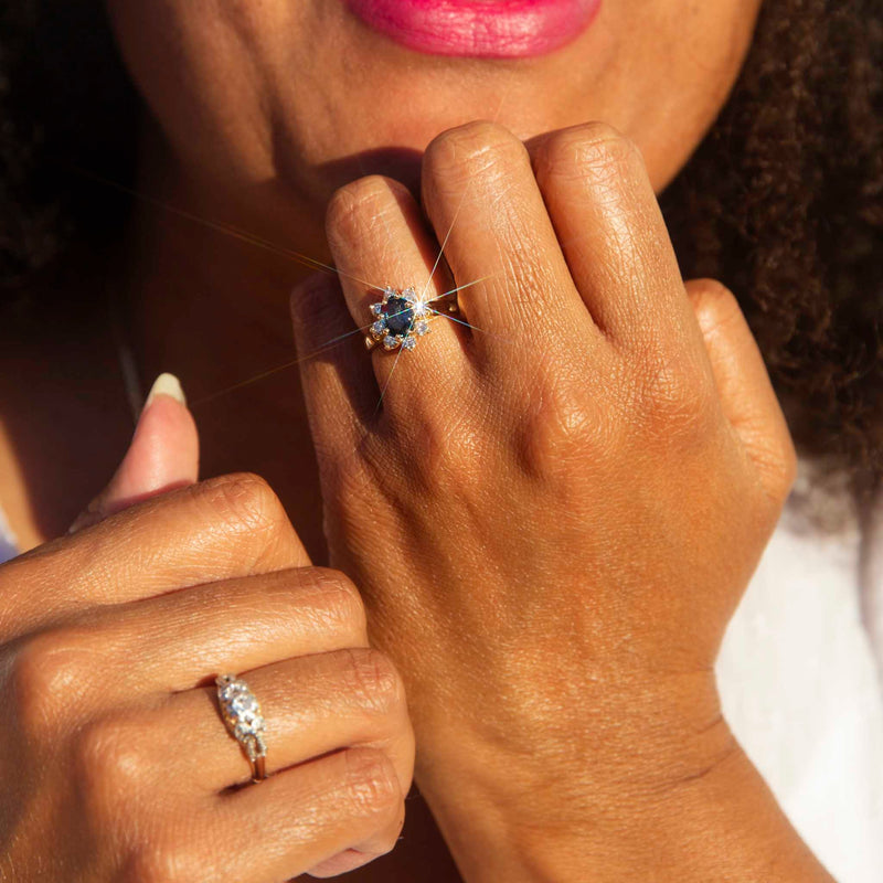Diamond bow on sale engagement ring