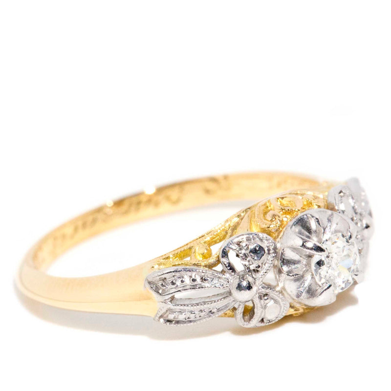 Vintage discount bow ring