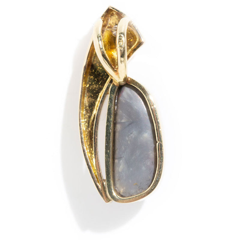 Lily 18ct Gold Diamond Opal Vintage Pendant* GTG $ Pendants/Necklaces Imperial Jewellery 