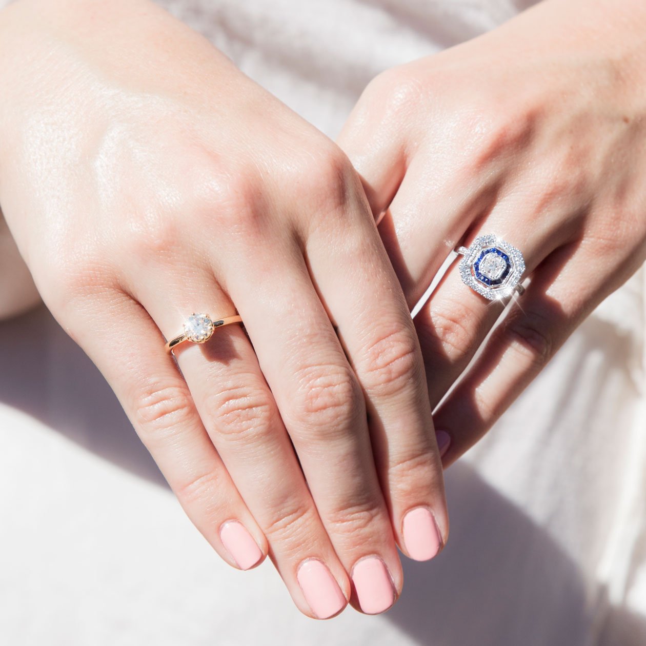 Yellow diamond sales solitaire ring