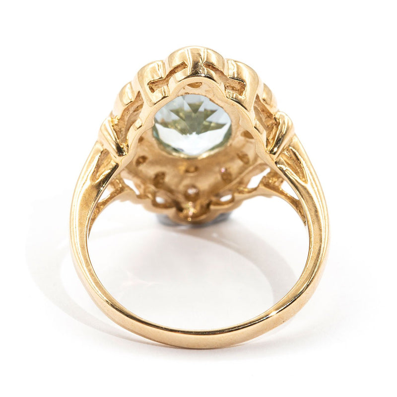 Lorde 2.22ct Aquamarine & Diamond Ring Rings Imperial Jewellery - Auctions, Antique, Vintage & Estate 