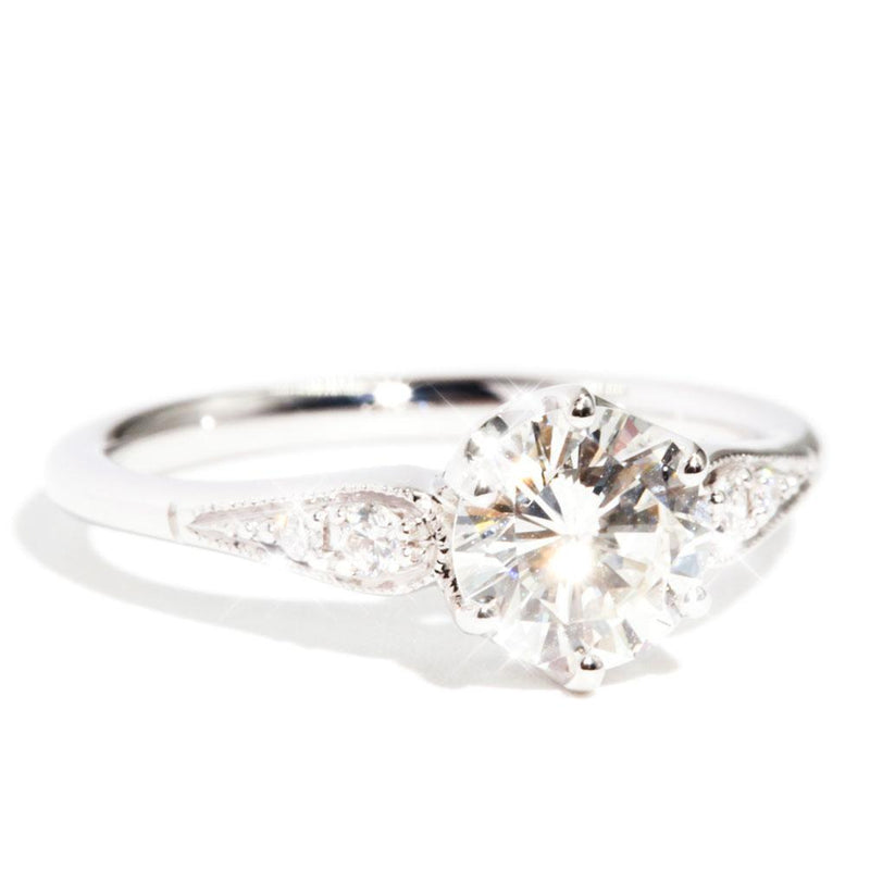 Lorelei 18 Carat White Gold Diamond Engagement Ring Rings Imperial Jewellery 